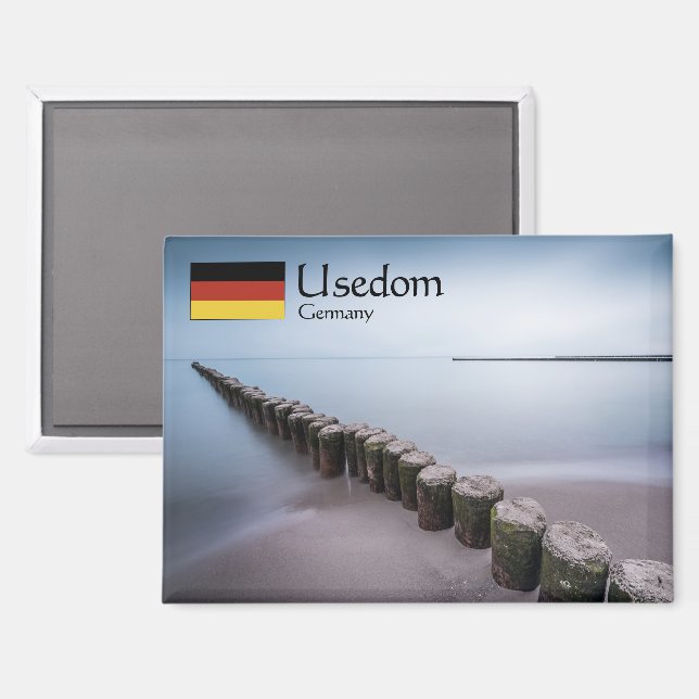 Imán Usedom Alemania (Anverso/Reverso)