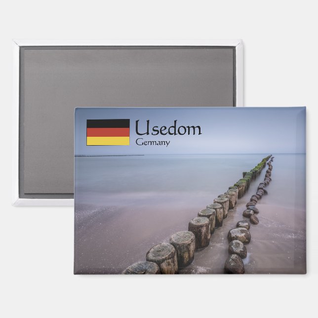 Imán Usedom Alemania (Anverso/Reverso)