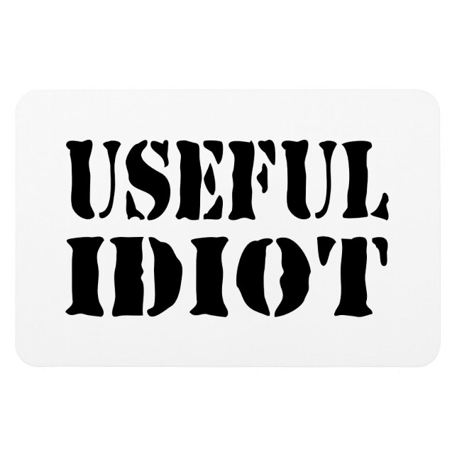 IMÁN USEFUL IDIOT (Horizontal)