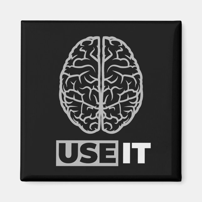 Imán Úselo - Diseño cerebral (Frente)