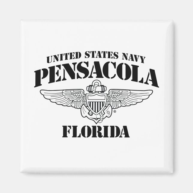 Imán USN Pensacola Florida Magnet (Frente)