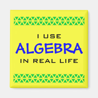 IMÁN USO ALGEBRA EN LA VIDA REAL