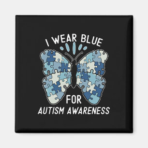 Imán Uso Azul Para Concienciar Sobre El Autismo La Boca