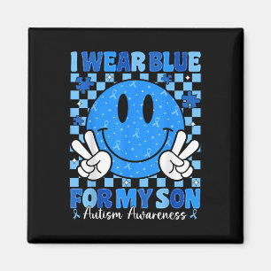 Imán Uso Azul Para Mi Hijo Conciencia De Autismo Mamá P