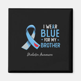 Imán Uso el azul para mi hermano el mes de concienciaci