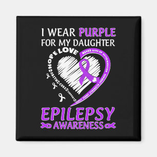 Imán Uso Morado Para Mi Grammy Epilepsy Awareness Leo
