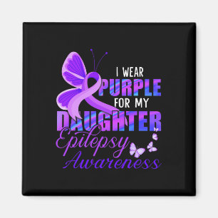 Imán Uso morado para mi hija - Epilepsia Awareness