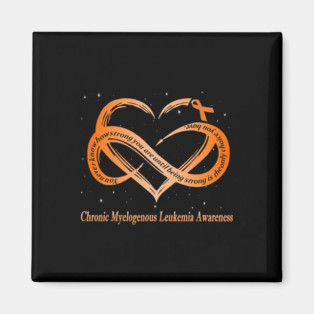 Imán Uso Naranja Para La Guerra De Leucemia Mieloide Cr (Frente)