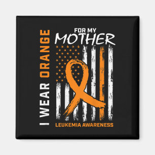 Imán Uso Naranja Para Mi Madre Leucemia Ame