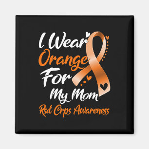 Imán Uso Naranja Para Mi Mamá Rsd Crps Conciencia