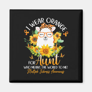 Imán Uso Naranja Por Mi Tía Señora Conciencia Llama Sun