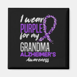 Imán Uso Púrpura Para Mi Abuela Dementia Heimers Awar