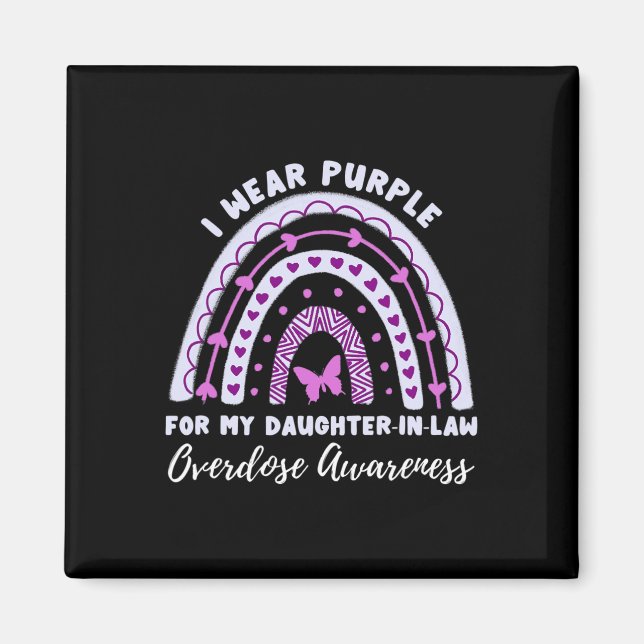 Imán Uso Púrpura Para Mi Hija En Sobredosis De Ley En G (Frente)