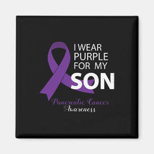 Imán Uso Púrpura Para Mi Hijo - Consciente Del Cáncer P