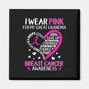 Imán Uso Rosa Para Mi Abuela, Cáncer De Mama, Awa