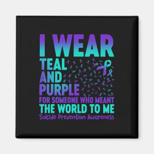 Imán Uso Verde azulado Y Morado Para Alguien Que Signif