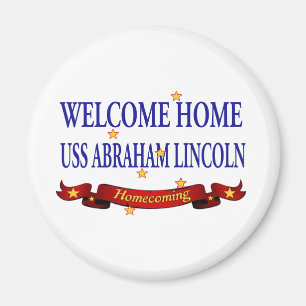 Imán USS Abraham Lincoln casero agradable