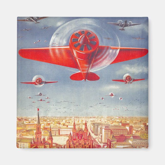 Imán USSR CCCP Guerra Fría Posters de propaganda de la  (Frente)