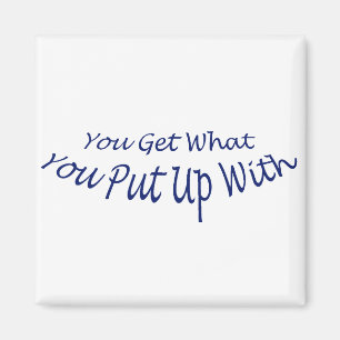 Imán Usted consigue lo que usted tolera