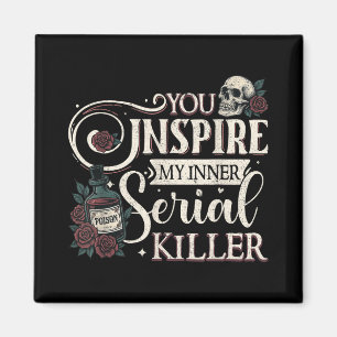 Imán Usted Inspira a mi asesino serie interno Retro Spo