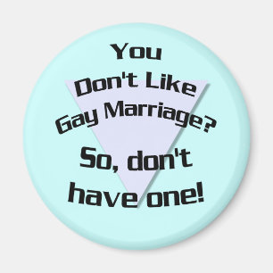Imán ¿Usted no tiene gusto de matrimonio homosexual?