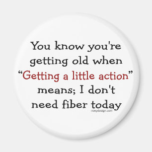 Imán Usted sabe que usted está consiguiendo viejo