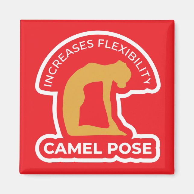 Imán Ustrasana Postura del Camello • Aumenta la Flexibi (Frente)