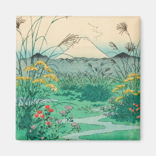Imán Utagawa Hiroshige - Llanura de Otsuki en la provin