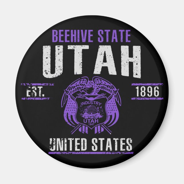 Imán Utah (Frente)
