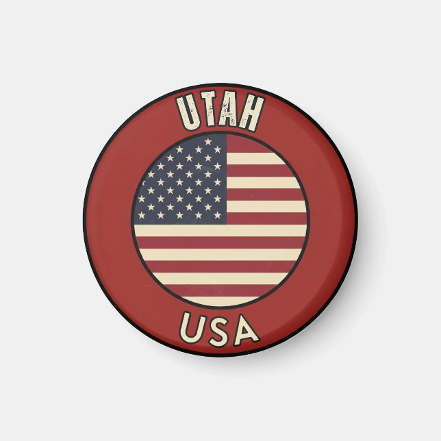 Imán Utah Estados Unidos de América (Frente)