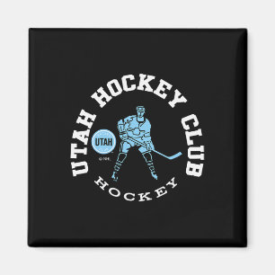 Imán Utah Hockey Club Edge Dark Heather Licencia Oficia