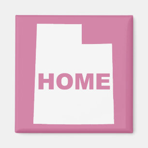 Imán Utah Hogar Lejos Del Estadio Fridge Magnet
