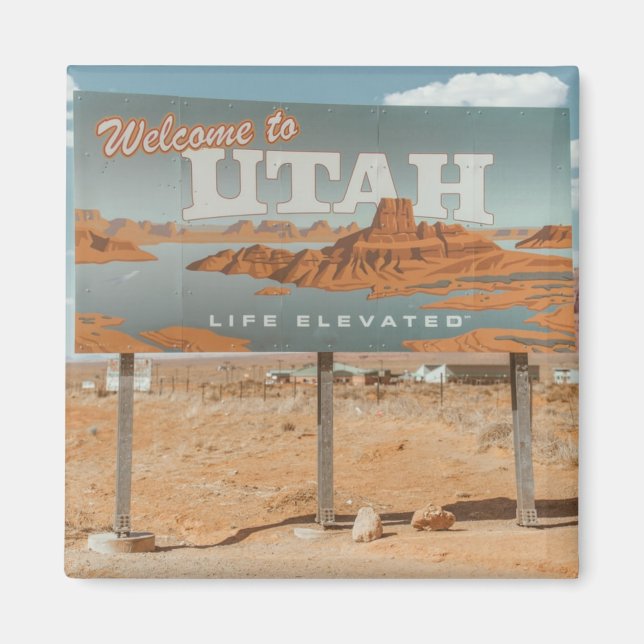 Imán Utah Life Elevated (Frente)