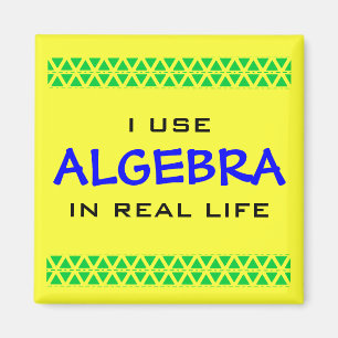 IMÁN UTILIZO ÁLGEBRA EN VIDA REAL