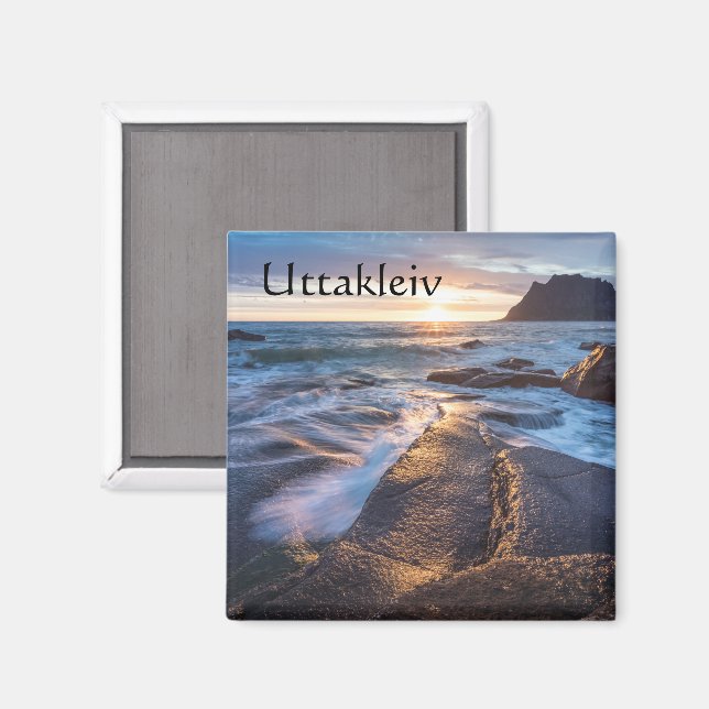 Imán Uttakleiv Lofoten Noruega (Anverso/Reverso)