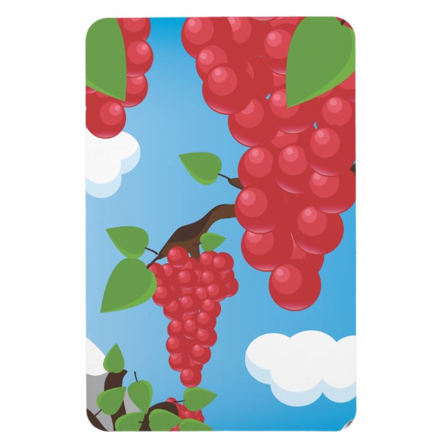 Imán uvas (Vertical)
