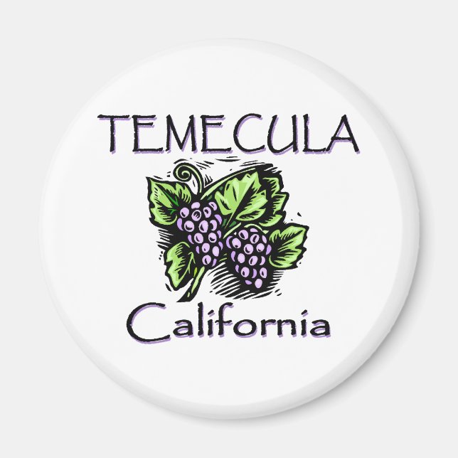 Imán Uvas de Temecula (Frente)