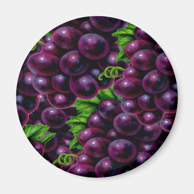Imán Uvas de vino (Frente)