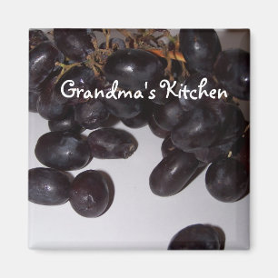 Imán uvas, la cocina de la abuela