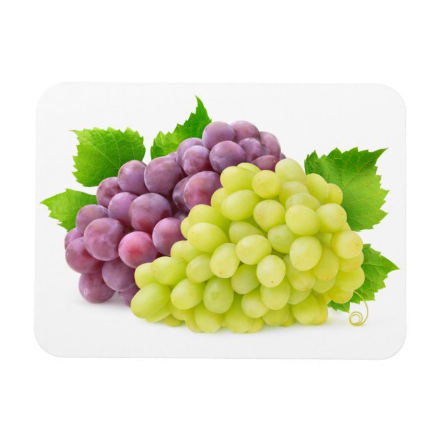 Imán Uvas rojas y blancas (Horizontal)