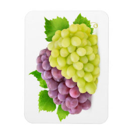 Imán Uvas rojas y blancas