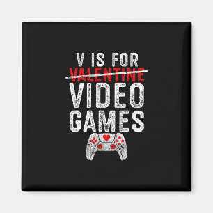 Imán V Es Para San Valentín De Juegos De Video Para Hom