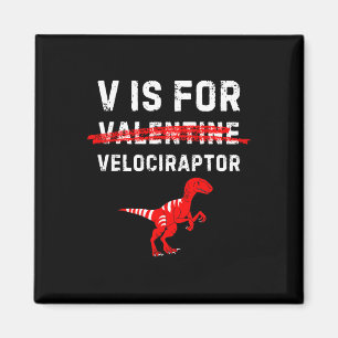 Imán V Es Para Velociraptor Raptor Dinosaurio Divertido