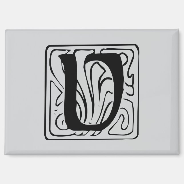 Imán V Monogramm schwarz (Anverso)