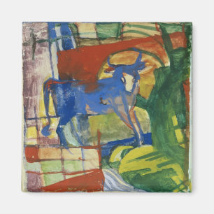 Imán Vaca azul, 1914 (temperatura sobre el papel)