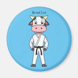 Imán Vaca corta con traje de kung fu personalizado
