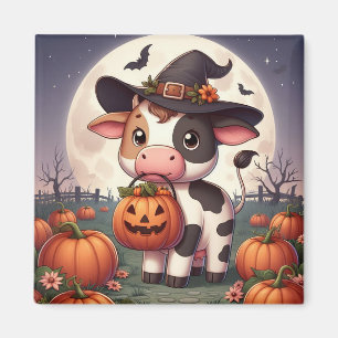 Imán Vaca de bruja de Halloween
