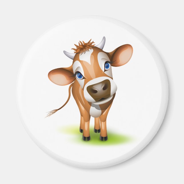 Imán Vaca de jersey (Frente)