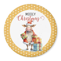 Vaca de Navidad con juego de palabras