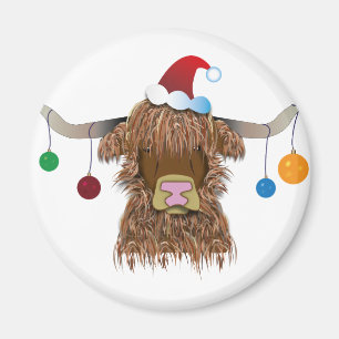 Imán Vaca del navidad